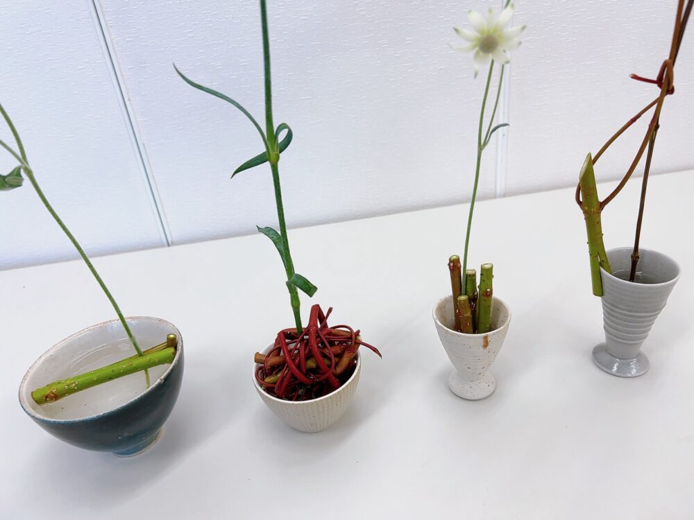 花くばりプログレス＜花一輪の構成＞