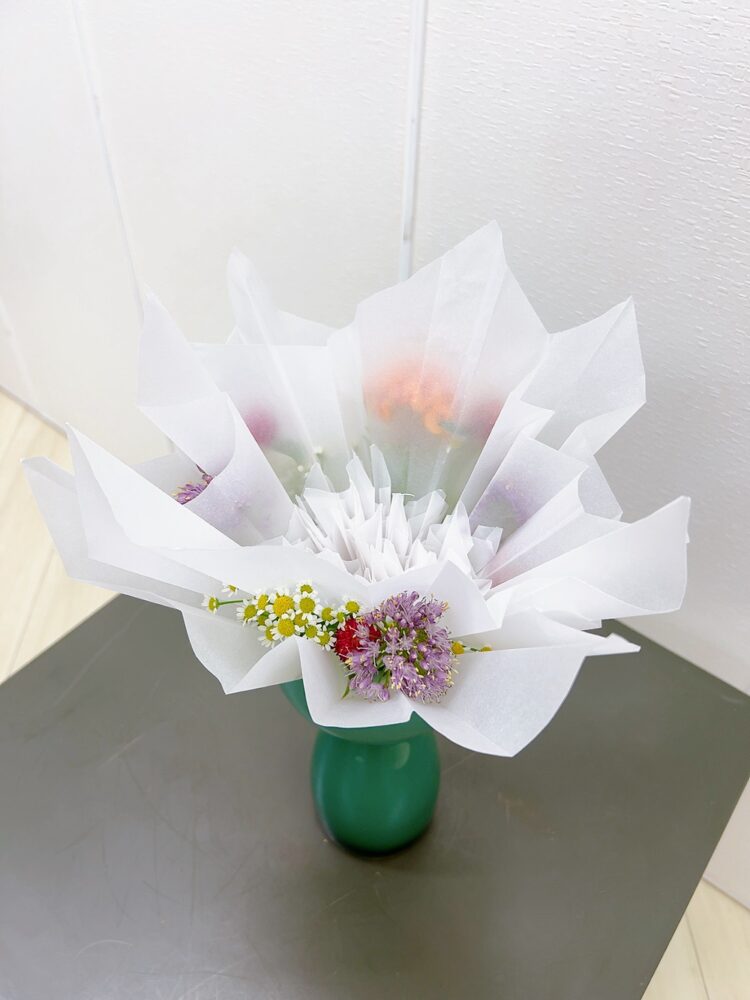 研究科１級１年１０月＜植物と紙Ⅵ（トレーシングペーパー）＞