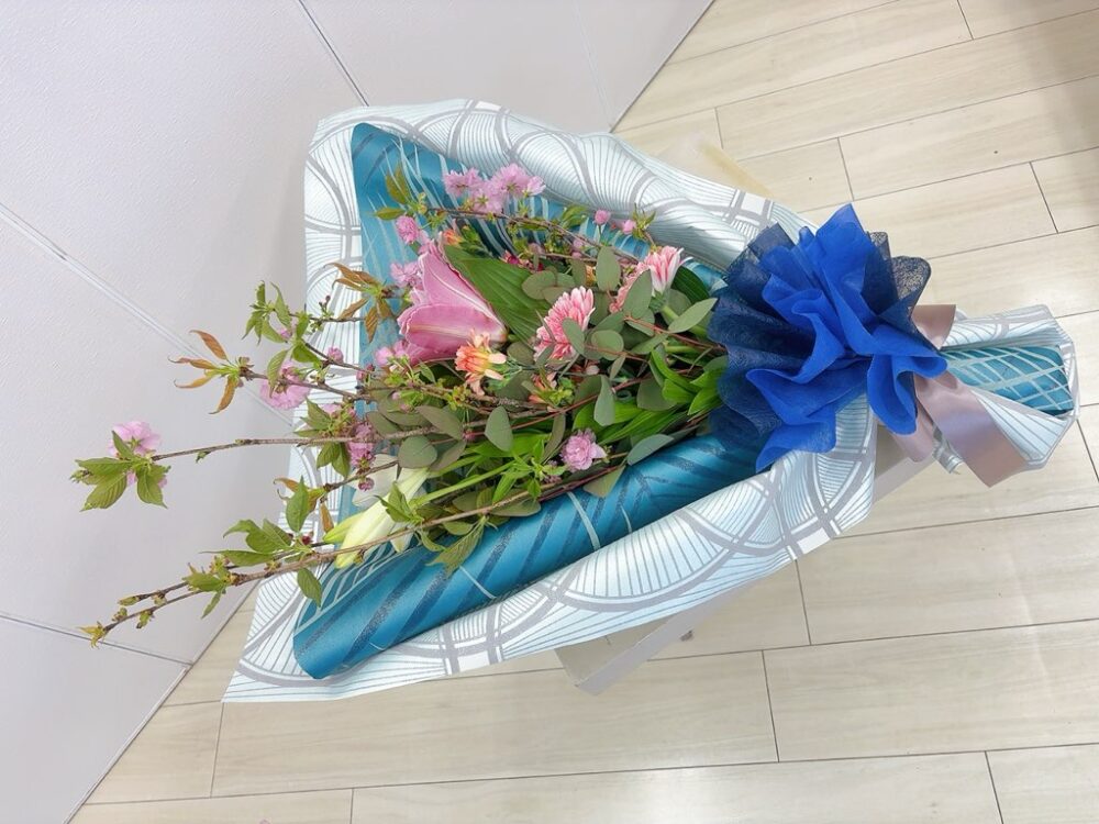 研究科ブーケ＜桜のプリゼンテーションボケー＞