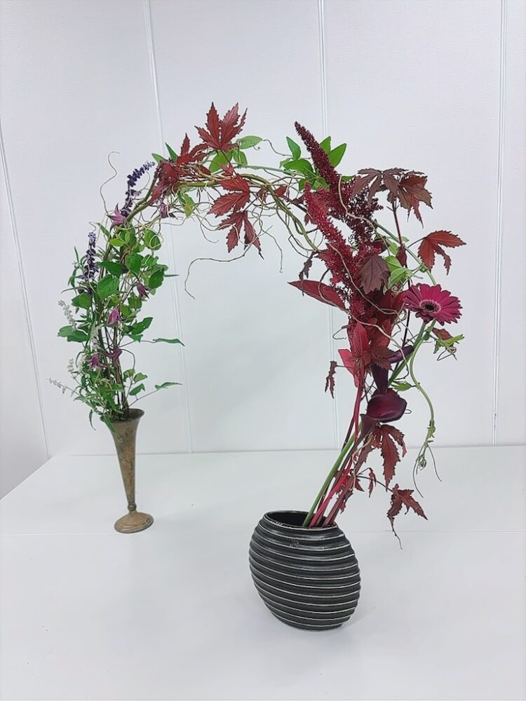 研究科1級2年12月<花で絵を描くⅣ> 研究科1級2年12月<花で絵を描くⅣ>
